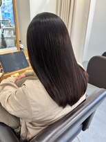 アンクル(ancre)&nbsp;艶髪ストレート×セミロング×エイジング毛×髪質改善【広島】