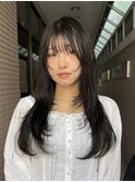 レイヤーカット/ダークオリーブ/オリーブ