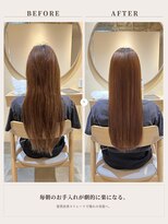 ソウス ユアン(SOURCE yuan) 髪質改善ストレートbefore after【佐藤和弥】