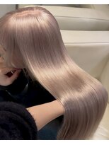 ベレーザ 川越(Beleza)&nbsp;ba18154_ラベンダーベージュハイトーンカラー髪質改善ストレート