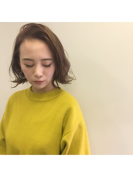 ルーツアイリー 心斎橋(ROOTS IRIE) 20代30代◎簡単スタイリング☆イルミナカラー☆前下がりボブ