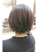 イメチェンカット！　前下がりボブ→ハネ感ショートボブ♪