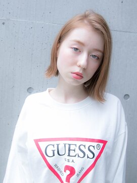 ルティア(Lutia) ケアブリーチ ダブルカラー 透け感ベージュ☆