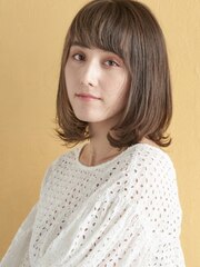 ヘルシー女子の大人こなれミディ