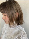 透け感バッチリ外はねボブbyERINA