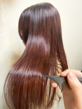 アンドアート ヘアーデザイン(AND ART HAIR DESIGN) ツヤサラレッドブラウン