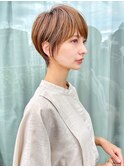 絶壁解消/ひし形/前下がり/大人ショートボブ/30代/40代★猪狩★