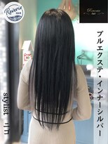 レヴェリーヘア 倉敷店(Reverie hair) #エクステ #プルエクステ #インナーカラー #シルバー #グレー