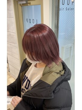 ループ(LOOP) ピンクベージュカラー