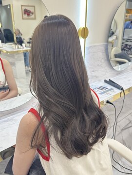 シェノン サントル(CHAINON CENTRE) 前髪/マチルダボブ/ピンクベージュ/インナーグレージュ