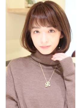 レウナ 外苑前(Reuna) 【30代40代50代】大人可愛いひし形ボブ　ワンカールボブ