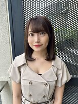 サロンドミルク 原宿(salon de MiLK)&nbsp;【salon de MiLK 原宿】ミディアムミントベージュカラー