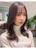vlow 表参道 韓国風 デジタルパーマ 髪質改善 白髪染め長屋