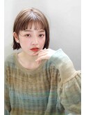 小顔効果◎切りっぱなしボブ♪20代30代40代