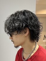 ラヴィズムバイフィフス(LUVISM by fifth)&nbsp;波巻きウルフパーマツイストスパイラルパーマメンズ万代新潟駅