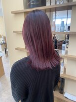 ルシュカイチマルニ(Rasca102)&nbsp;鎖骨ミディアム/ブリーチ/ピンクラベンダー