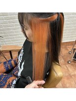 アボックス(abox)&nbsp;学生必見！黒染め残留から オレンジ イヤリング