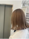 ブリーチありダブルカラー×ベージュカラー