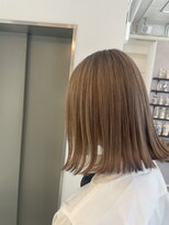 アヴァンスアンス 広島袋町店(AVANCE.ens)&nbsp;ブリーチありダブルカラー×ベージュカラー