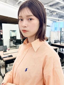 ガーデントウキョウ(GARDEN Tokyo) 【GARDEN武田】シースルーバング×透け感ラベンダーグレージュ