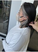ダブルカラーブリーチホワイトフェイスフレーミング