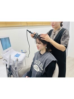 [名駅徒歩2分]頭皮・髪の乾燥悩みも◎リラックススパや名古屋希少のマシ―ンで最上級スカルプケアが叶う♪