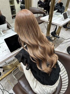 ロンド レア 天神大名店(Lond Le’a) ダブルカラーミルクティベージュケアブリーチハイトーン韓国