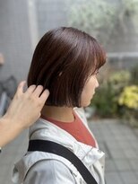 美容室ポール 西葛西店(PAUL) 西葛西で脱白髪 白髪ぼかしハイライト ピンクカラー