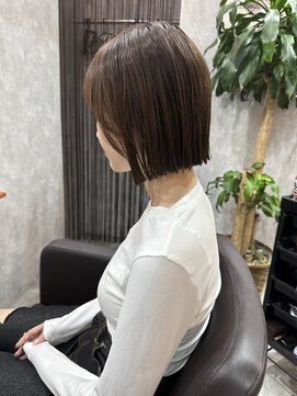 シールドヘアー 沖縄 新都心(C'LD Hair) バッサリカット/切りっぱなしボブ/ヘイリーボブ/小顔ボブ