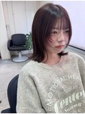 ボブ　顔まわりレイヤー