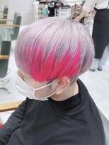 デイズ(days)&nbsp;ブリーチデザイン 刈り上げショート ツーブロックグレー