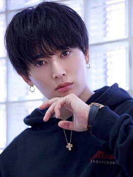 リップスヘアー 梅田(LIPPS hair) シースルーソフトナチュラル束感マッシュ