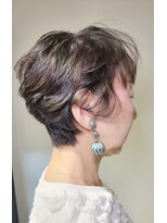 松本平太郎美容室 国立店&nbsp;ショートレイヤー×クリープパーマ
