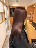 髪質改善ボルドーブラウン