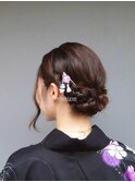 ★浴衣まとめ髪アップヘア ～さりげなく推し活ヘアしませんか～