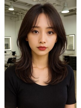 サードバイローラン(THiRD by ROULAND) 【THiRD】オリーブグレークラゲヘアーココアベージュ