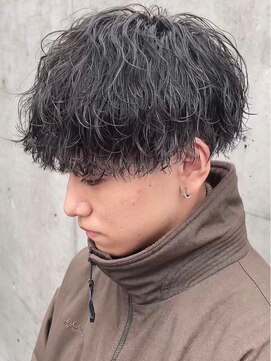 エリマ 横浜西口(elima) 横浜西口大人メンズマッシュ波巻きスパイラルパーマ30代