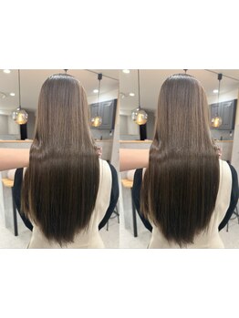 【クセの強さや髪質を見極めた縮毛矯正】酸性ストレートや最新ヘアケア[トステア]配合メニューも*