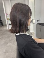 ナンバー 竪町(number+)&nbsp;10代20代30代大人かわいい外ハネ韓国風アッシュブラウン