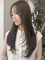 ダイアモンドリリーキートス(Diamond Lily kiitos)&nbsp;ミディアムヘア/暗めカラー/グランマッシュ/一宮/レイヤー