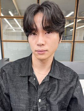 エル 渋谷(L) 20代フェザーパーマ◎小顔ハンサムショート×暗髪