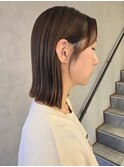 タッセルボブ×ナチュラルストレート