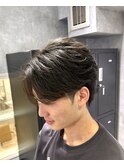 フェザーショートニュアンスセンターパート名古屋