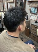 MEN’S HAIR/波巻きツイストスパイラル/リバースセンターパート