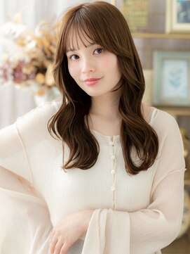 カバーヘア ブリス 志木南口駅前店(COVER HAIR bliss) 大人美人透けバング韓国巻きレイヤーロングh4志木20代30代40代