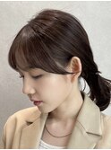 透明感カラー×似合わせレイヤーカット