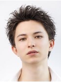 MEN’S HAIR/波巻きツイストスパイラル/リバースセンター