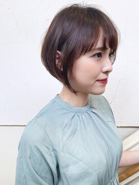 モリオ フロム ロンドン 成増店 【morio成増 セリザワ】ショートボブ ワンカールパーマ