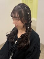 コタン(COTAN)&nbsp;編みおろし × パールヘアアレンジ【COTAN yui】
