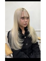ヘアー アレス(hair ales)&nbsp;エクステレイヤーエクステシールブロンド抜きっぱなし